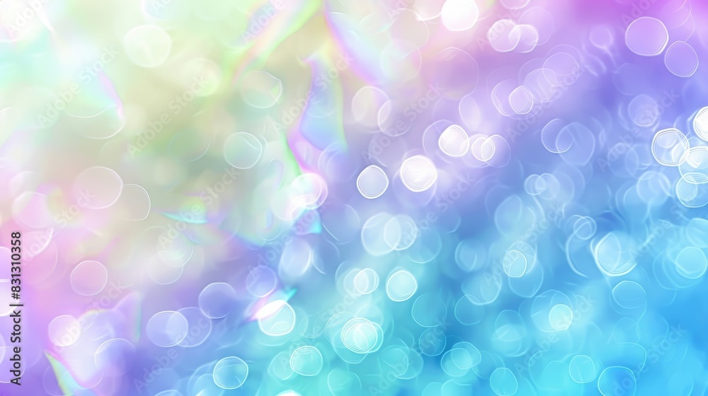 Soft pastel gradient with blue, purple, and green hues, creating a blurred holographic abstract background Soft pastel gradient with blue, purple, and green hues, creating a blurred holographic abstract background