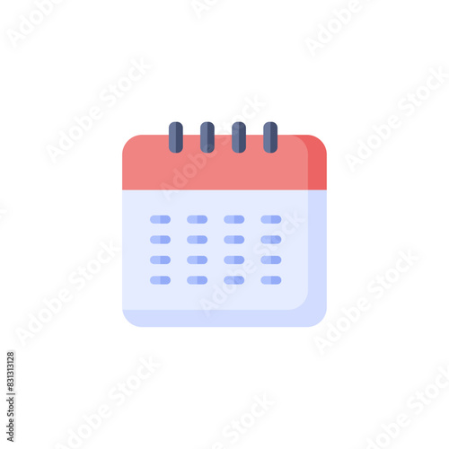 vector calendar icon in flat design