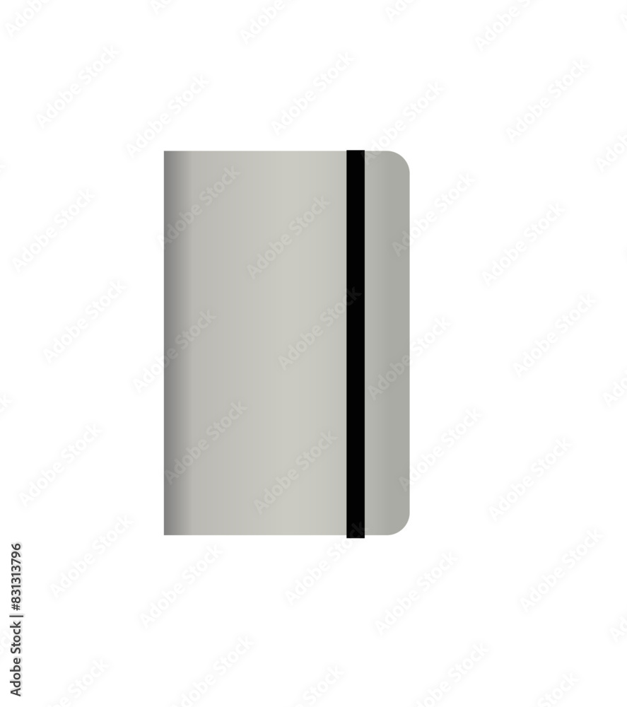 ilustración de dos cuadernos simple y con espiral para mockup. Edición simple ilustración de dos cuadernos simple y con espiral para mockup. Edición simple