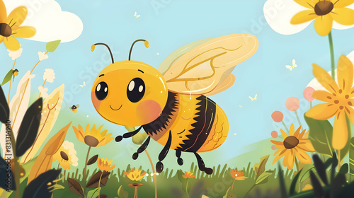 World Bee Day  Illustration  World Bee Day poster  bee day  International Bee Day. World bee day banner  bee day poster  Happy World Bee Day  cartoon World bee day vector  banner  poster  post.