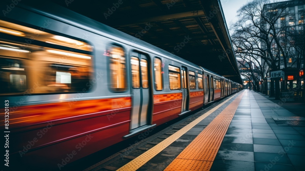 Captivating subway train in motion to dynamically boost search relevance and visibility Captivating subway train in motion to dynamically boost search relevance and visibility
