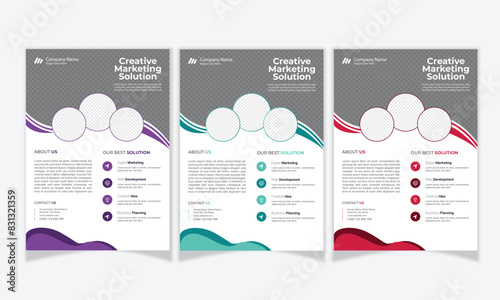 Corporate Business Flyer Design Bundle Template