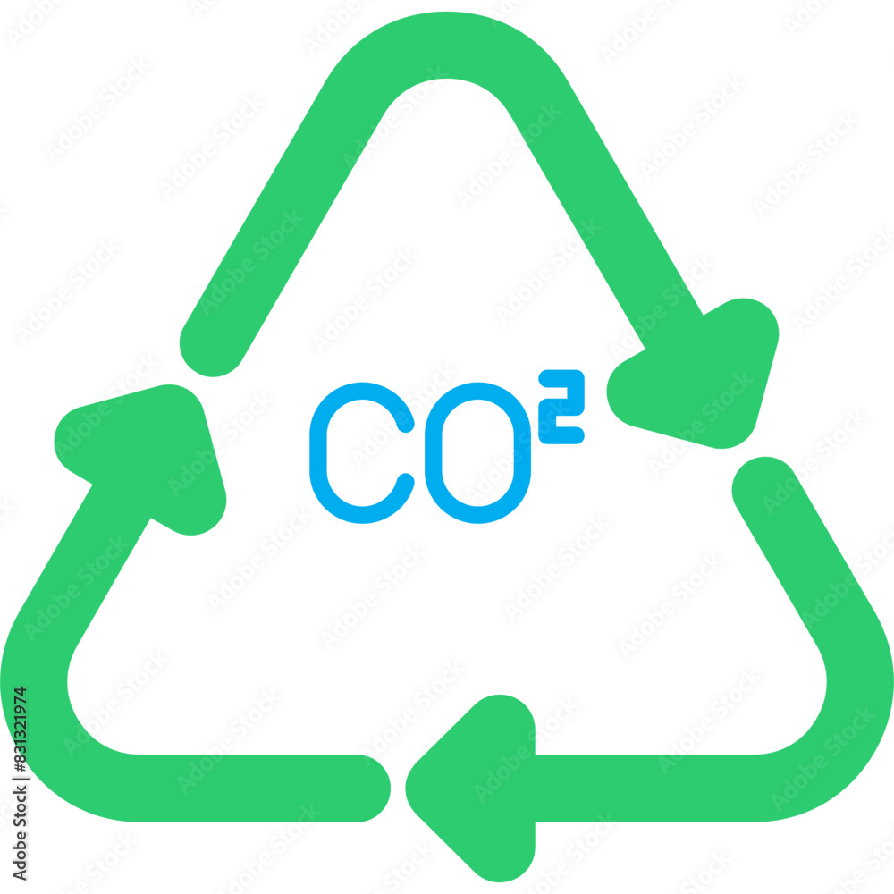 Carbon Offset Symbol Icon Carbon Offset Symbol Icon