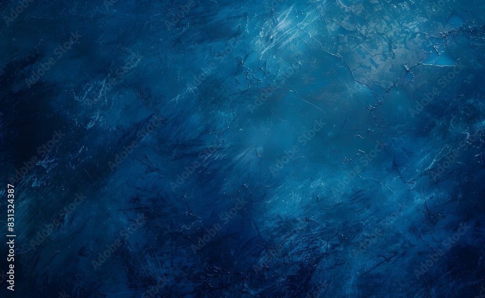 Obraz premium Abstract Blue Background with Grunge Texture and Copy Space