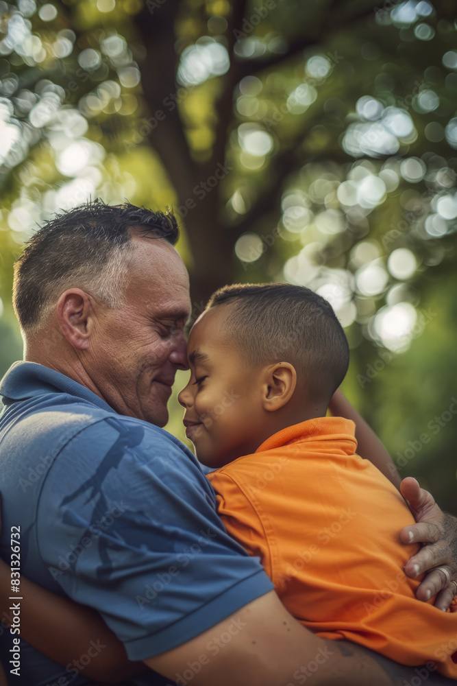Portrait of happy multiracial family Portrait of happy multiracial family