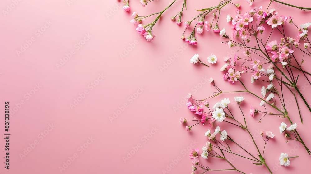 pink cherry blossoms,pink background