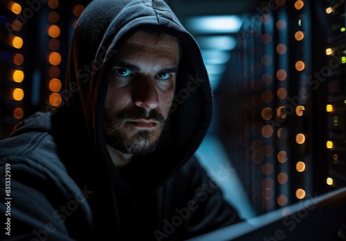 Mysterious Hacker in Server Room
