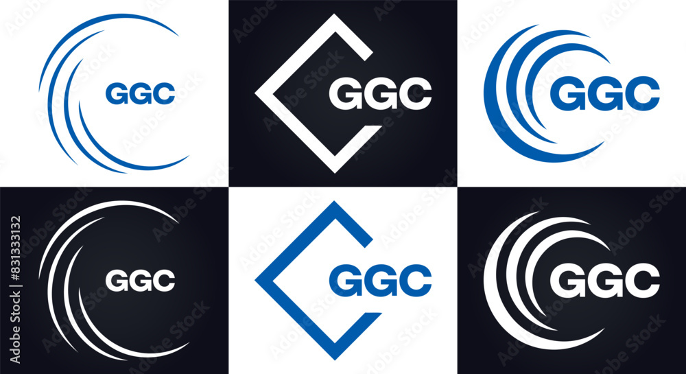 GGC logo. G G C design. White GGC letter. GGC, G G C letter logo design. G G C letter logo design in FIVE, FOUR, THREE, style. letter logo set in one artboard. G G C letter logo vector design. GGC logo. G G C design. White GGC letter. GGC, G G C letter logo design. G G C letter logo design in FIVE, FOUR, THREE, style. letter logo set in one artboard. G G C letter logo vector design.