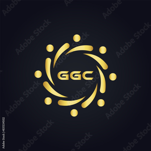 G G C, G G C design, G G C letter, G G C logo, GGC, GGC letter, GGC logo, GGC monogram, golden latter logo, GGC gold logo, icon, identity, industry, initial, letter, line, linked, logo, logos, logotyp photo