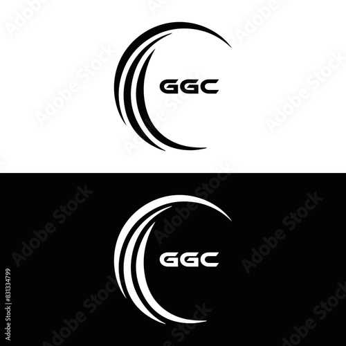 G G C, G G C design, G G C letter, G G C logo, GGC, GGC letter, GGC logo, GGC monogram, golden latter logo, GGC gold logo, icon, identity, industry, initial, letter, line, linked, logo, logos, logotyp