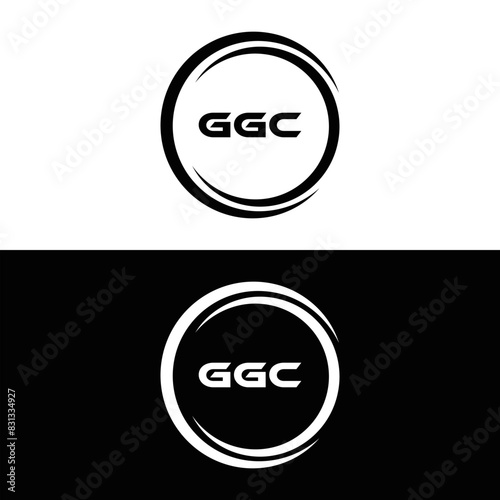 G G C, G G C design, G G C letter, G G C logo, GGC, GGC letter, GGC logo, GGC monogram, golden latter logo, GGC gold logo, icon, identity, industry, initial, letter, line, linked, logo, logos, logotyp