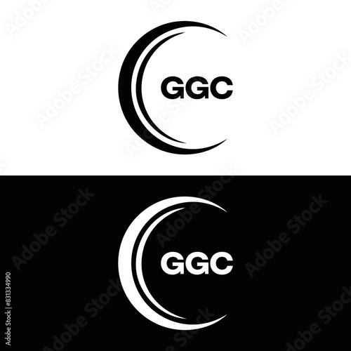 G G C, G G C design, G G C letter, G G C logo, GGC, GGC letter, GGC logo, GGC monogram, golden latter logo, GGC gold logo, icon, identity, industry, initial, letter, line, linked, logo, logos, logotyp