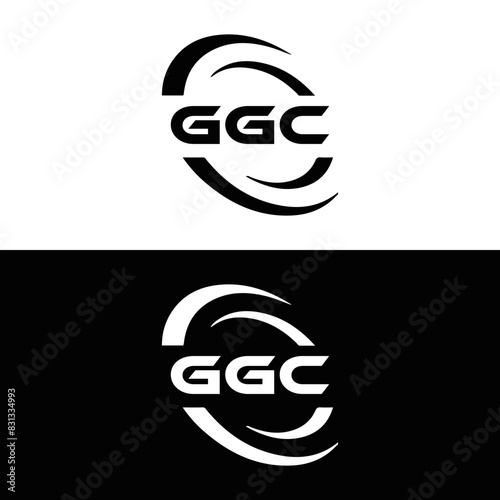 G G C, G G C design, G G C letter, G G C logo, GGC, GGC letter, GGC logo, GGC monogram, golden latter logo, GGC gold logo, icon, identity, industry, initial, letter, line, linked, logo, logos, logotyp