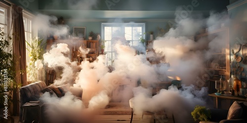 Impact of indoor smoke particles on respiratory health in multiunit housing. Concept Indoor Smoke Particles, Respiratory Health, Multiunit Housing, Air Quality, Health Risks