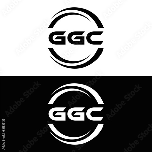 G G C, G G C design, G G C letter, G G C logo, GGC, GGC letter, GGC logo, GGC monogram, golden latter logo, GGC gold logo, icon, identity, industry, initial, letter, line, linked, logo, logos, logotyp