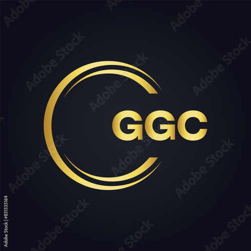 G G C, G G C design, G G C letter, G G C logo, GGC, GGC letter, GGC logo, GGC monogram, golden latter logo, GGC gold logo, icon, identity, industry, initial, letter, line, linked, logo, logos, logotyp photo