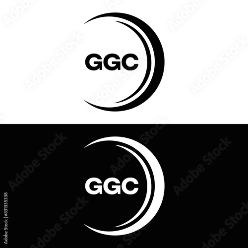 G G C, G G C design, G G C letter, G G C logo, GGC, GGC letter, GGC logo, GGC monogram, golden latter logo, GGC gold logo, icon, identity, industry, initial, letter, line, linked, logo, logos, logotyp