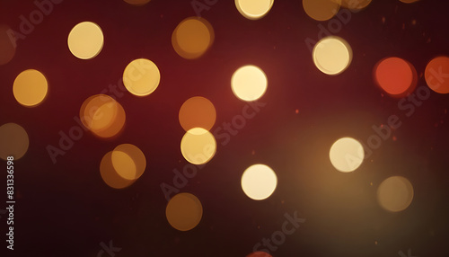 Party celebration red and gold lighting blurred background. Generative AI © MDNAJIMODDIN