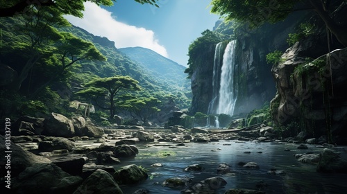 waterfall in the forest