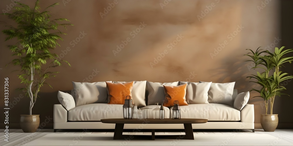 Virtual backgrounds for luxury living room stream overlays with cozy