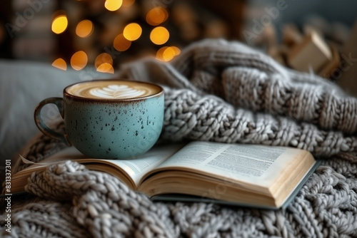coffee and book