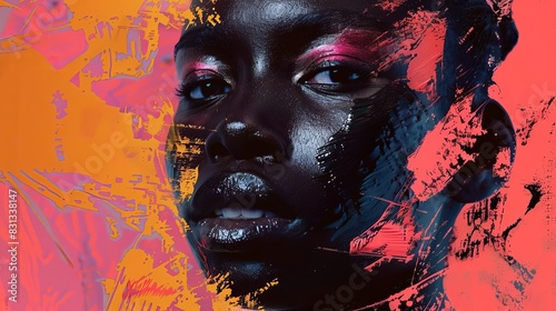 powerful portraits celebrating black womens beauty artistic generative ai concept