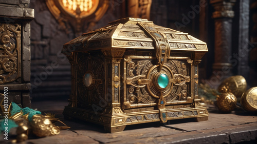 Within the Vault of Relics, treasures of forgotten kingdoms lie hidden, Generative AI