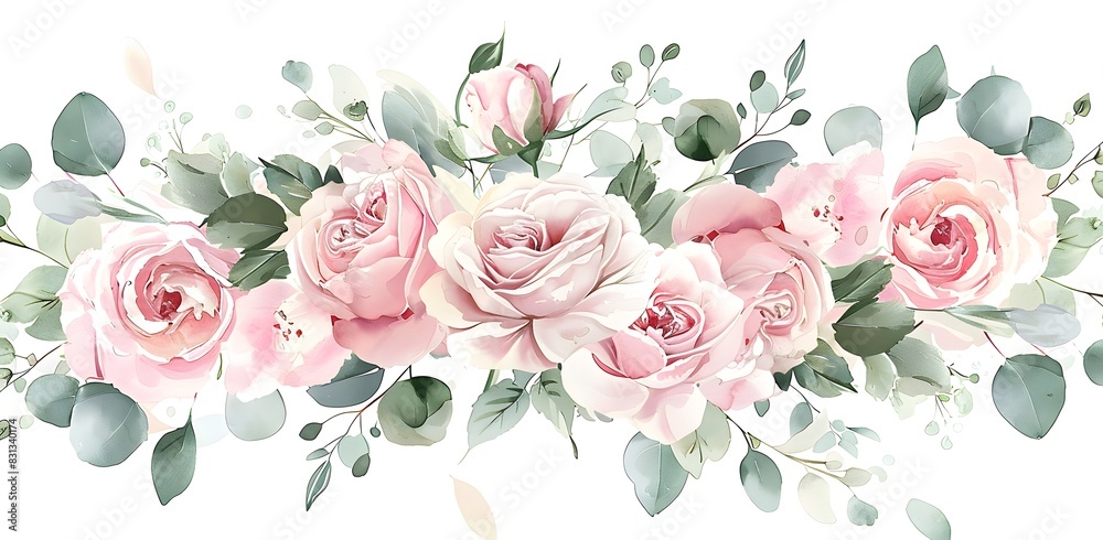 Dusty rose hues and soft lighting enhance the romantic and elegant feel. Dusty rose hues and soft lighting enhance the romantic and elegant feel.