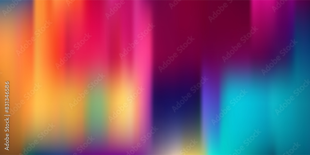 Blurred colored abstract background. Smooth transitions of iridescent colors. Colorful gradient. Blurred colored abstract background. Smooth transitions of iridescent colors. Colorful gradient.