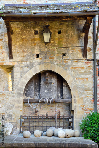 the castle of tagliolo Monferrato Alessandria Italy photo