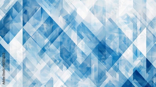 modern blue and white geometric pattern abstract business background digital illustration