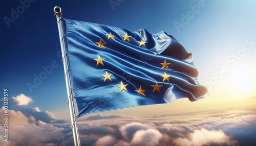 Flagge der Europäischen Union photo