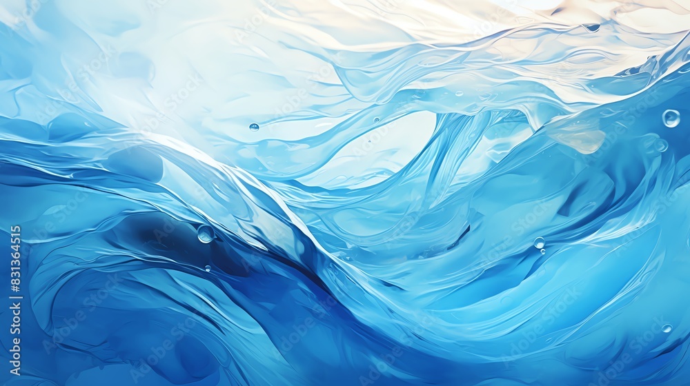 Abstract blue and white water wave background. Abstract blue and white water wave background.