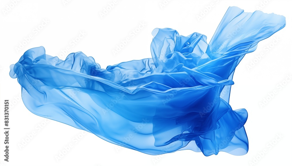 Fototapeta premium blue plastic bag