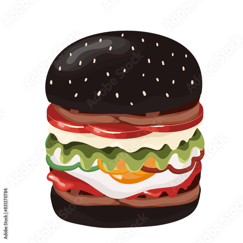 Burger Illustration