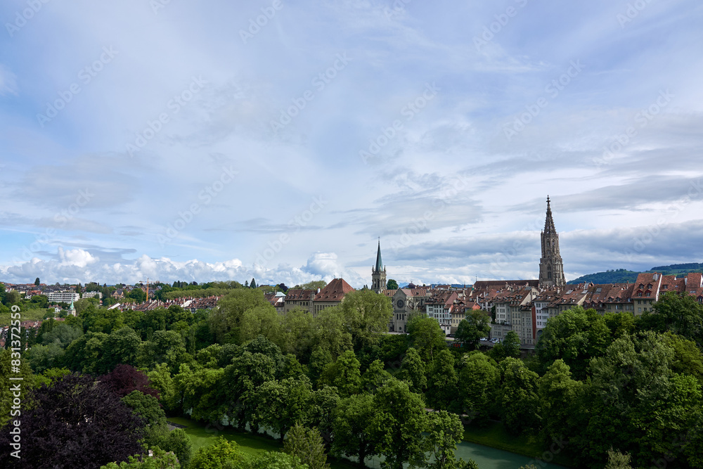 Fototapeta premium Bern Switzerland in Spring