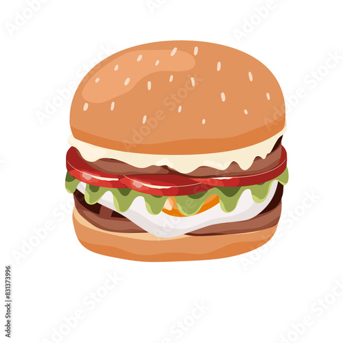 Burger Illustration