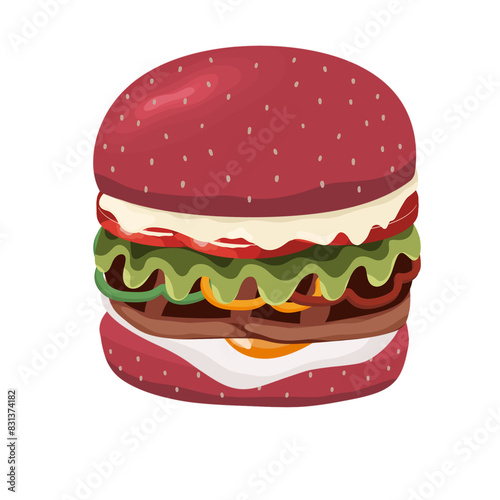 Burger Illustration