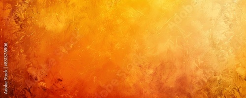 Vibrant Orange and Yellow Gradient Background with Grunge Texture