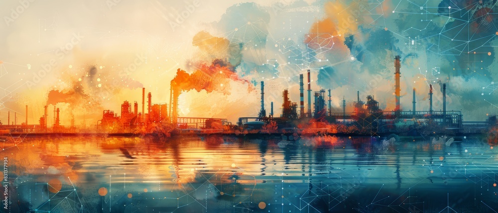 Obraz premium Wide-angle view