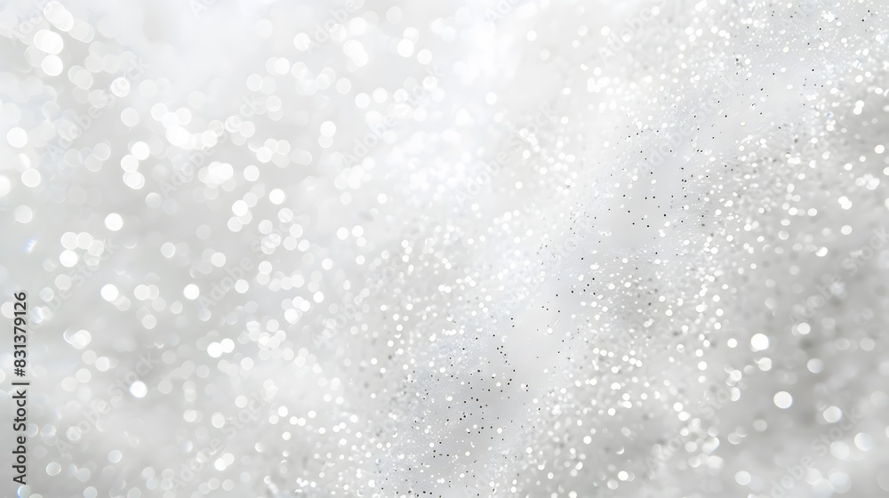 Ultra Realistic White Glitter Background with Sparkles Ultra Realistic White Glitter Background with Sparkles