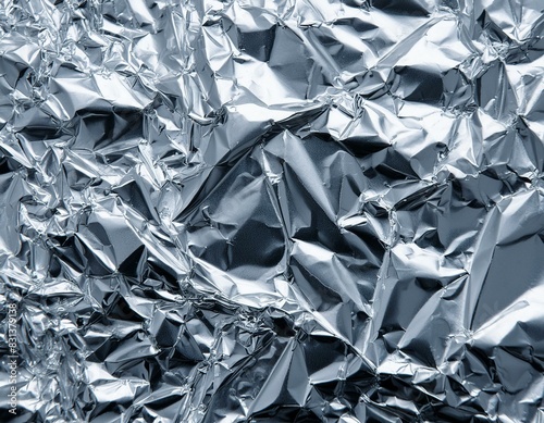 silver foil texture background, Aluminium foil, grey metallic surface foil, copy space, banner