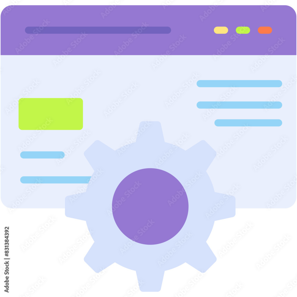 Browser Setting vector design logo icon.svg Browser Setting vector design logo icon.svg
