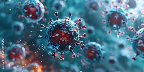 Unlocking the Healing Potential of Immunotherapy: Harnessing the Body's Immune System to Combat Diseases. Concept Immunotherapy, Healing Potential, Immune System, Fighting Diseases photo