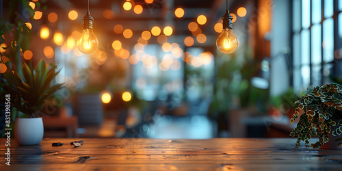 closeup of a blurry desk in an abstract office with blurry objects and soft lighting Macro Photography and RealTime Eye AF highlight the textures and muted colors