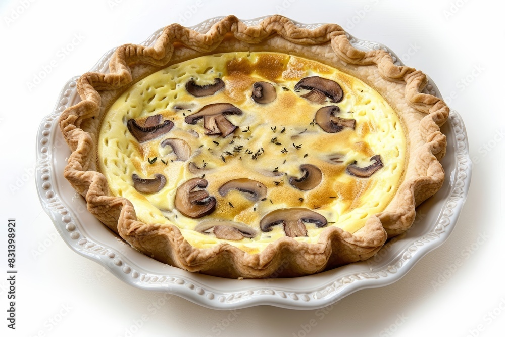 Tantalizing Mushroom Quiche Tantalizing Mushroom Quiche