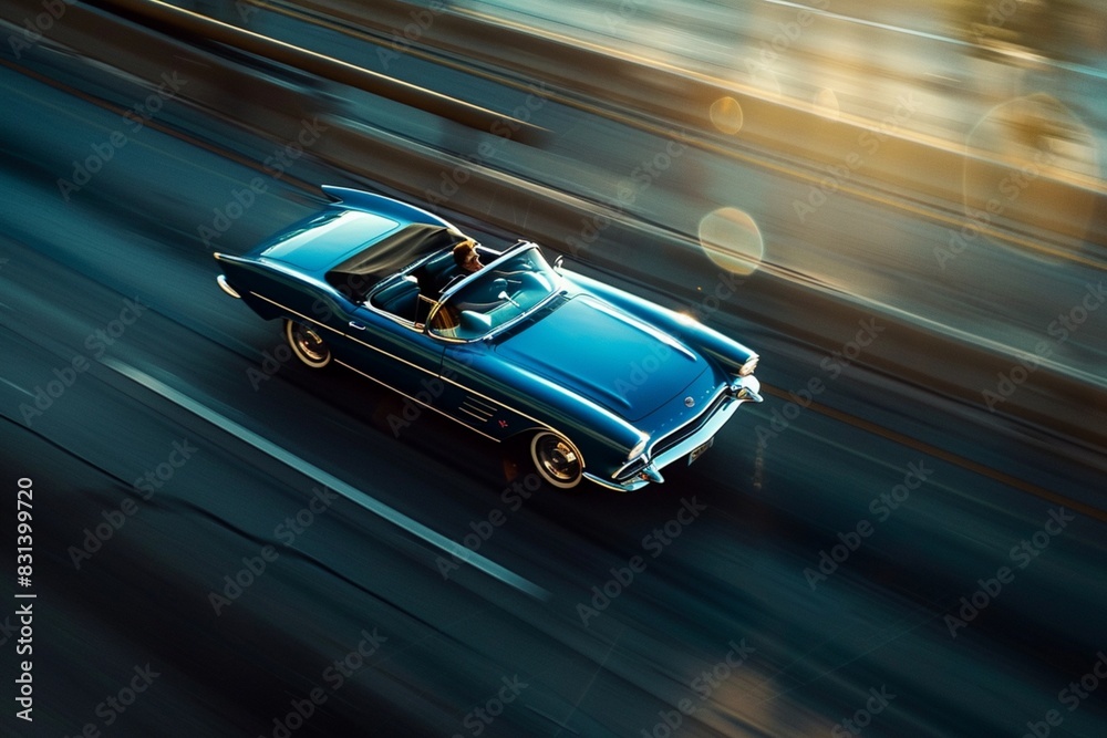 Obraz premium car in motion