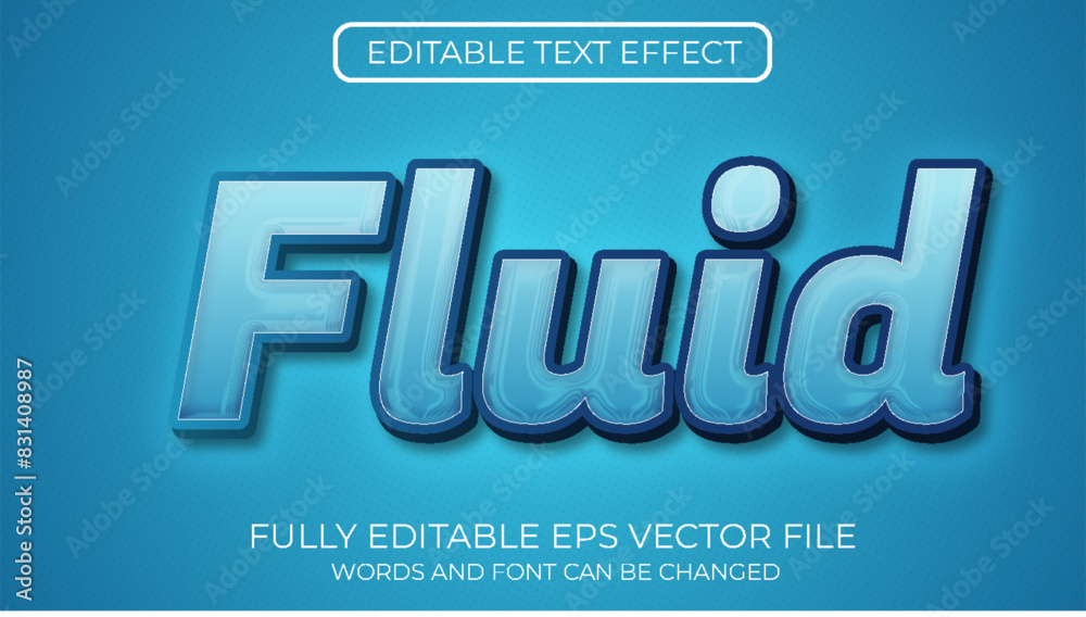 Fluid editable text effect headline title Fluid editable text effect headline title