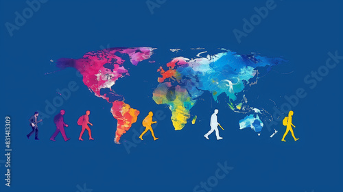 Individuals of diverse ages...