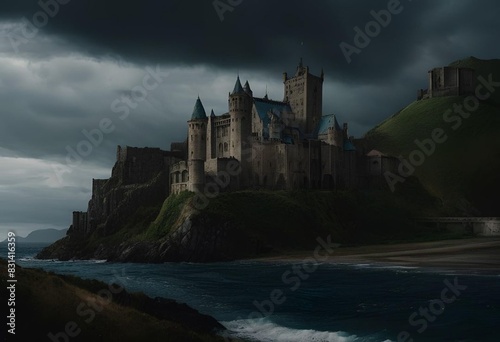 An Eerie Castle by the Sea